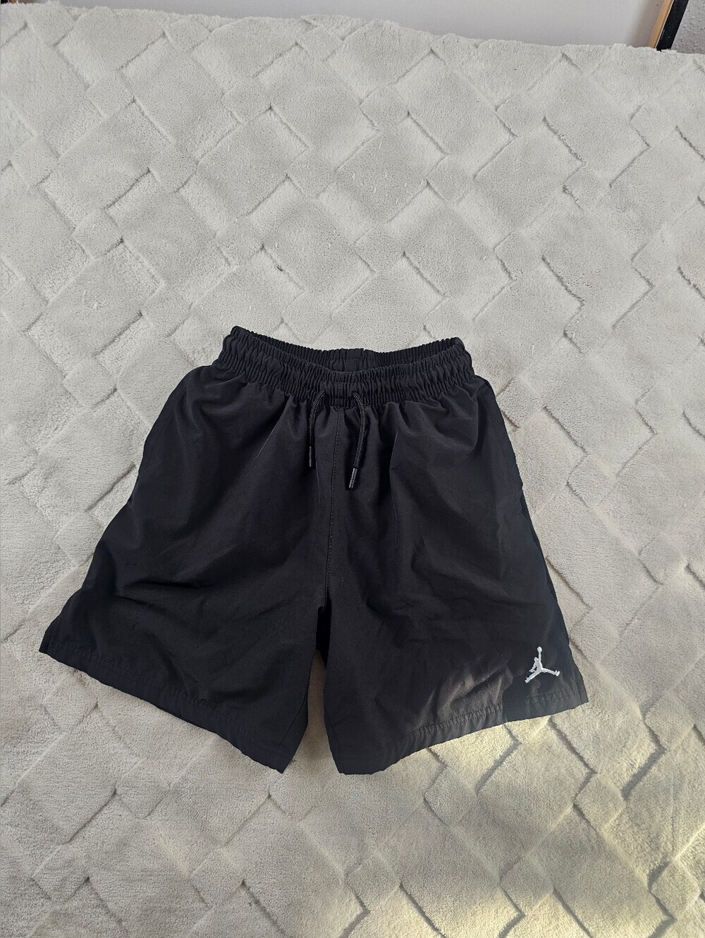 Jordan Boys Athletic Shorts Youth Medium 10-12 with White Jumpman Logo